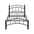 Luton 3FT Bed - Black/Blackips
